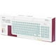 thumbnail image 2 of Teclado ultra delgado para pc white / green, 2 of 2