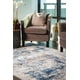 thumbnail image 2 of Alfombra decorativa United Weavers of America Eternity Elixir Blue, 2 of 5