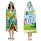 thumbnail image 3 of Plátanos En Pijamas Manta Capa Con Capucha Anti bolitas Manta De Lana Ártica Suave Manta Portátil De Felpa Ligera Y Lujosa Poncho Para Siesta En Casa Y Oficina 100*130cm, 3 of 6