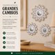 thumbnail image 4 of Set 3 Marcos De Espejos Flor De Loto Blanco Deco Grande, 4 of 9