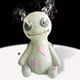 thumbnail image 1 of 1pc, Handmade Voodoo Doll Incense Cone Burner - Desktop Backflow Incense Holder for Home Decoration and Yoga Room - Smoke from Eyes - Resin Ornament - Halloween Decor, 1 of 4