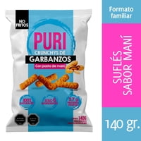 Suflés Garbanzos Con Pasta Maní 140 G Puripop