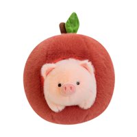 Bothyi - Lindo Juguete De Peluche De Cerdo De Frutas, Juguetes De Peluche Para Regalo De Vacaciones Para Niñas Y Niños, 36 Cm