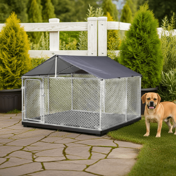 Igpro - Canil Modular Para Perros Con Techo 3x3 Mts