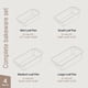 thumbnail image 2 of Juego de moldes para pan BAKKENMASTER, antiadherentes, 4 unidades, 200 °C, mármol gris, 2 of 8