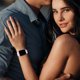 thumbnail image 3 of Correa de silicona Aegce para Apple Watch 41 mm/40 mm rosa claro S/M, 3 of 7