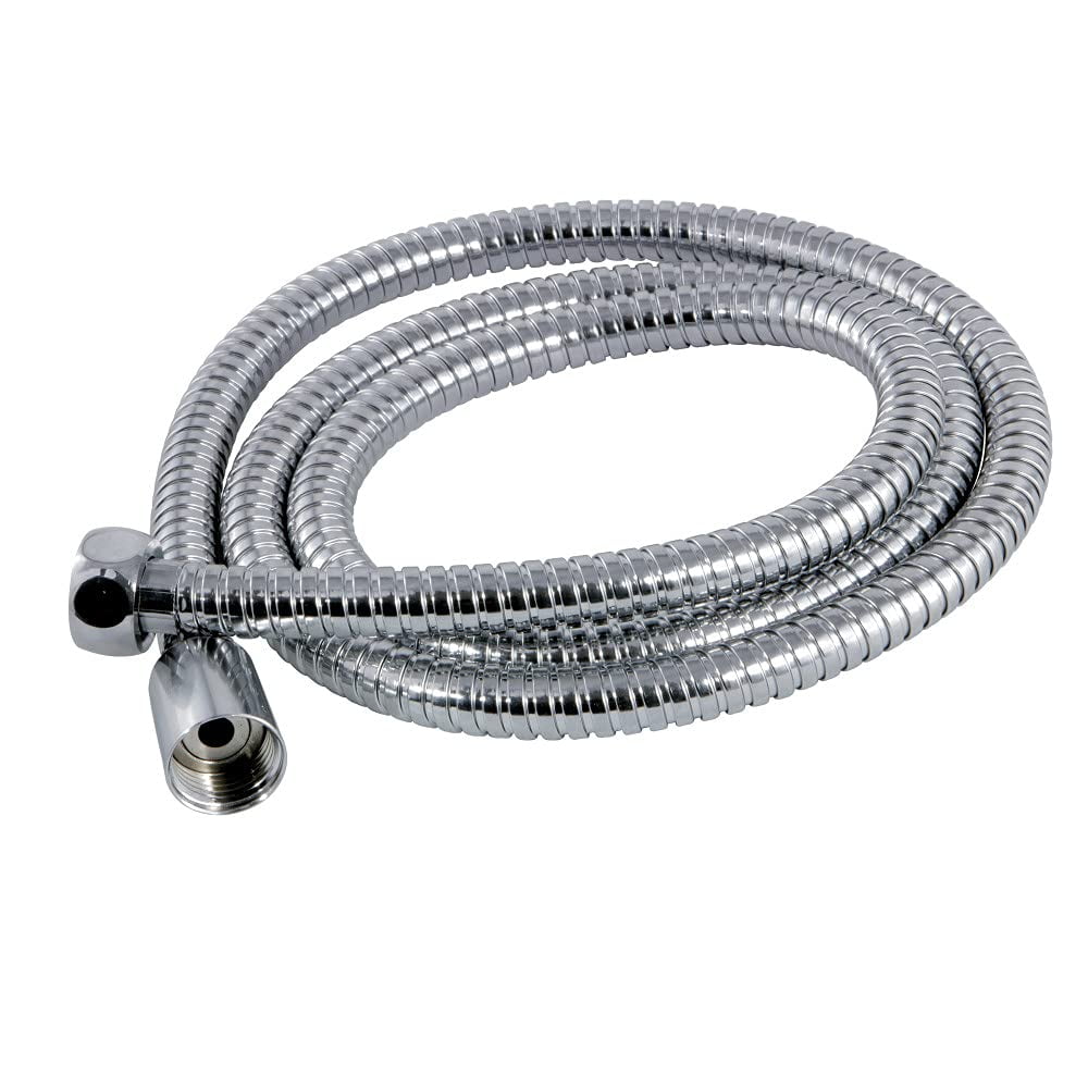 Kingston Brass - Manguera De Ducha Kingston, Latón Vintage, 150 Cm, Cromo Pulido