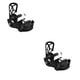 thumbnail image 2 of Fijaciones De Snowboard Para Niños Deportes De Invierno Patinaje Práctico Para Snowboard S Negro Blanco, 2 of 5