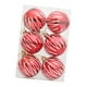 thumbnail image 1 of 6 Piezas De Bolas De Navidad, Adornos Navideños, Adornos Navideños Para Porche, Fiestas, Vacaciones, Color Rojo, 1 of 3