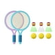 thumbnail image 5 of Raquetas De Tenis Para Niños, Jugadores De Playa, Juegos De Bádminton De Práctica De Iniciación Para Niños Y Niñas, Azul Violeta, 5 of 5