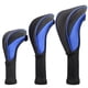 thumbnail image 4 of Cubierta de la cabeza del palo de golf para Fairway Woods Accesorios de golf Cubiertas protectoras de malla de cuello largo 1, 3 5 Driver , Azul azul nuevo, 4 of 5