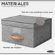 thumbnail image 2 of Pack 3 Cajas Organizadoras Plegables Carry All Organización Closet Ropa Accesorios, 2 of 8