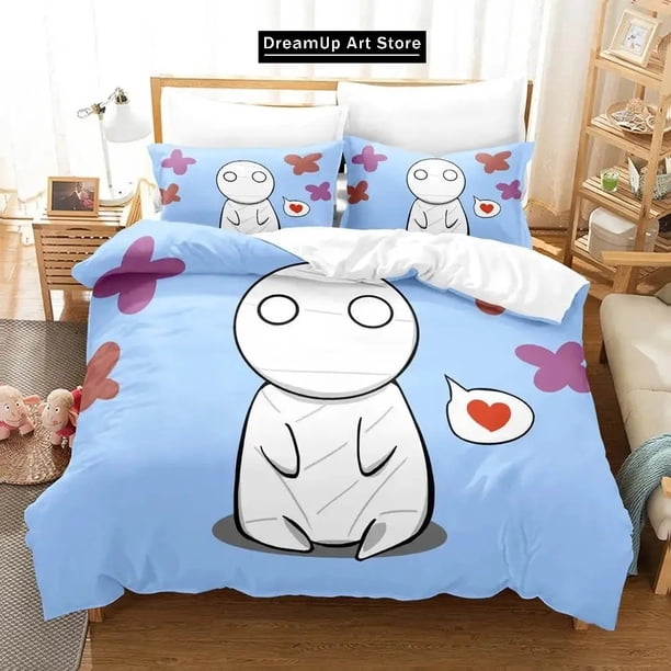 FashionHow to Keep a Mummy Bedding Set Boys Girls Duvet Cover Pillowcase Bed Adult Bedroom