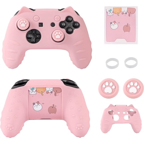 Funda Aaronmei Pro Controller Switch Rosa