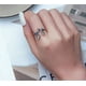 thumbnail image 3 of Anillo flor lirio ajustable plata 925, 3 of 3