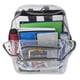 thumbnail image 3 of Mochila Trail Maker, PVC transparente, resistente, gris transparente, 3 of 7