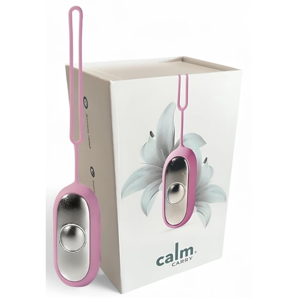 Dispositivo de bienestar CalmCarry Glowco Microcurrent Pink para adulto