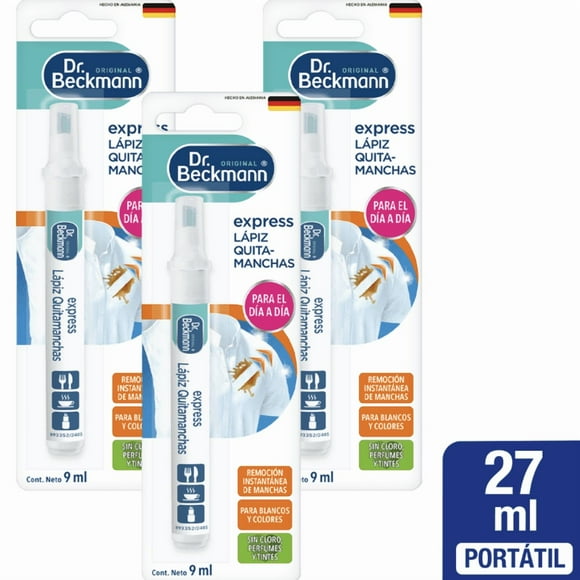 Pack x 3 Lápiz Mágico Quitamanchas Dr. Beckmann 9 ml