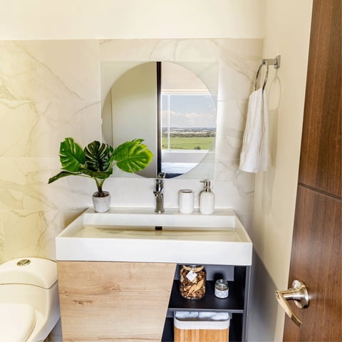 Tuhome - Espejo Salerno Cuadrado 60X60 Cm