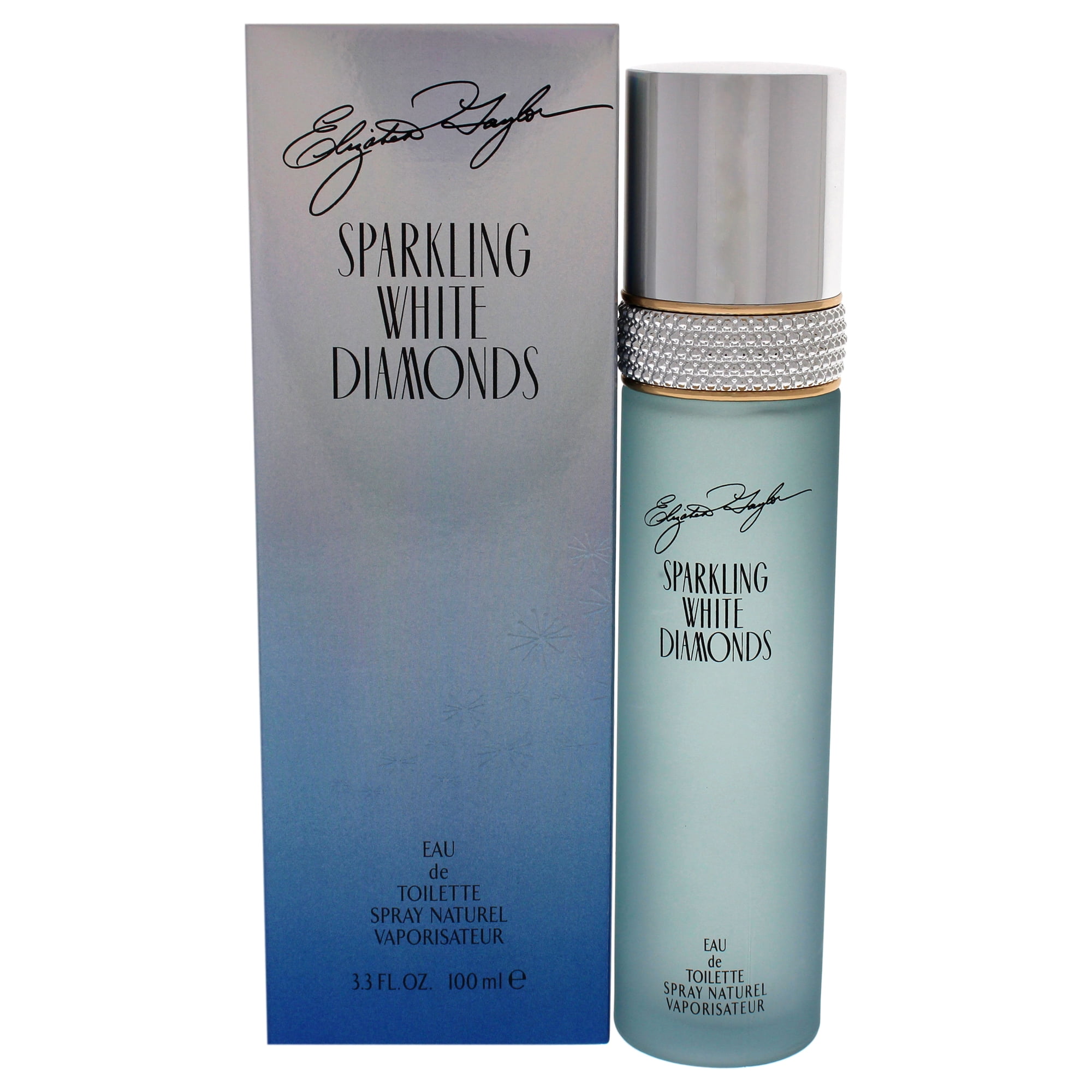 Elizabeth Taylor - Diamantes Blancos Brillantes De Para Mujeres - Spray Edt De 3,3 Oz