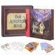 thumbnail image 1 of Álbum de fotos AMAOGE 30 cm – Scrapbook con relieve y tema de globo, 1 of 6