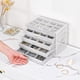 thumbnail image 3 of Joyero ProCase, organizador de pendientes, 5 cajones, color gris, 3 of 7