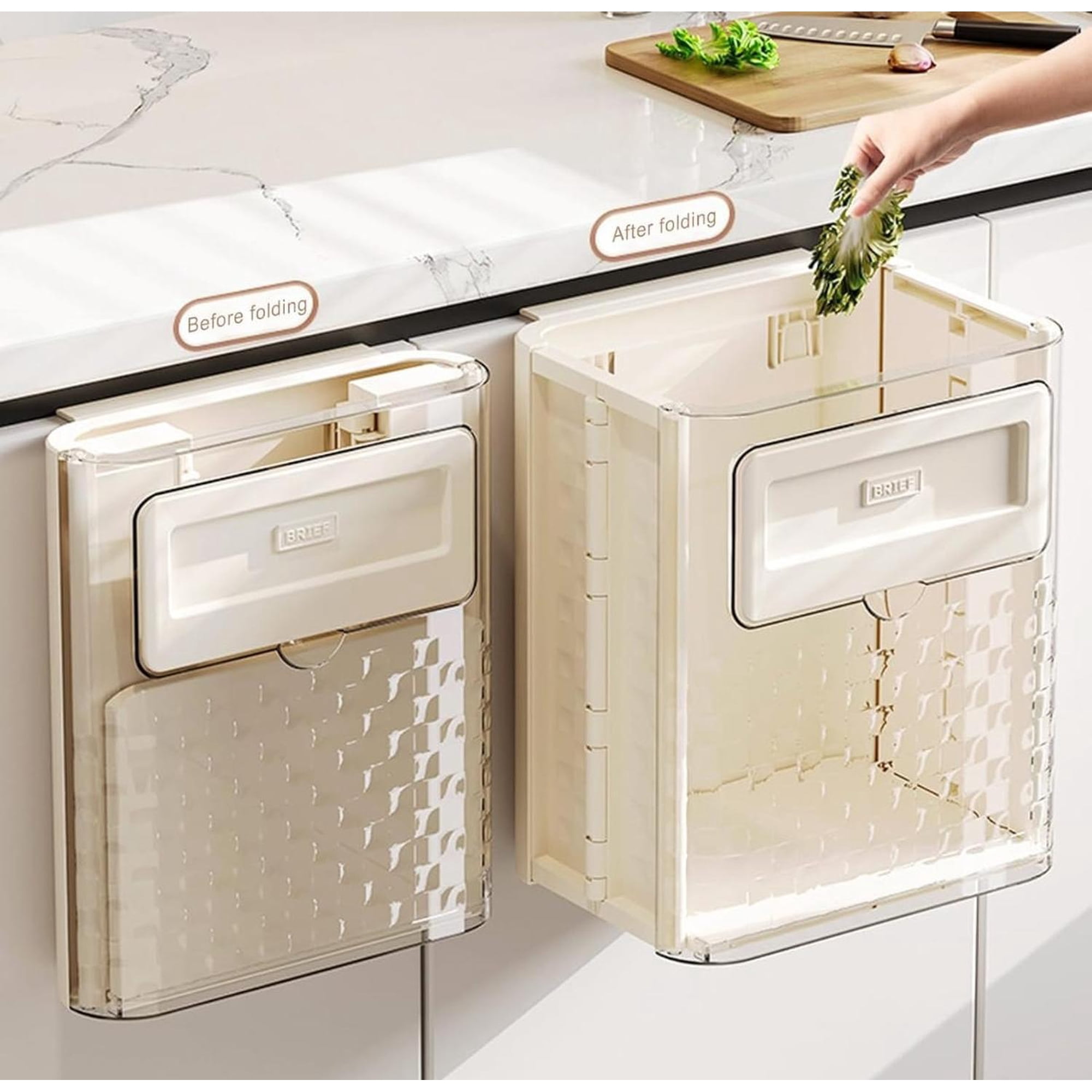 Genérico - Basurero Plegable Para Cocina Papelero Portátil Moderno