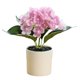 thumbnail image 1 of Bonsái de hortensia artificial, flor de seda, planta verde artificial para decoración de interiores, planta en maceta., 1 of 5