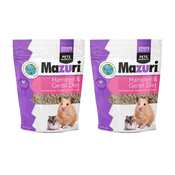 Mazuri Alimento Hamster y Jerbo 350 gr Pack X2
