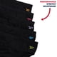 thumbnail image 5 of Calzoncillos Reebok de talle bajo para hombre, 5 unidades, algodón suave, completamente negros, 5 of 7