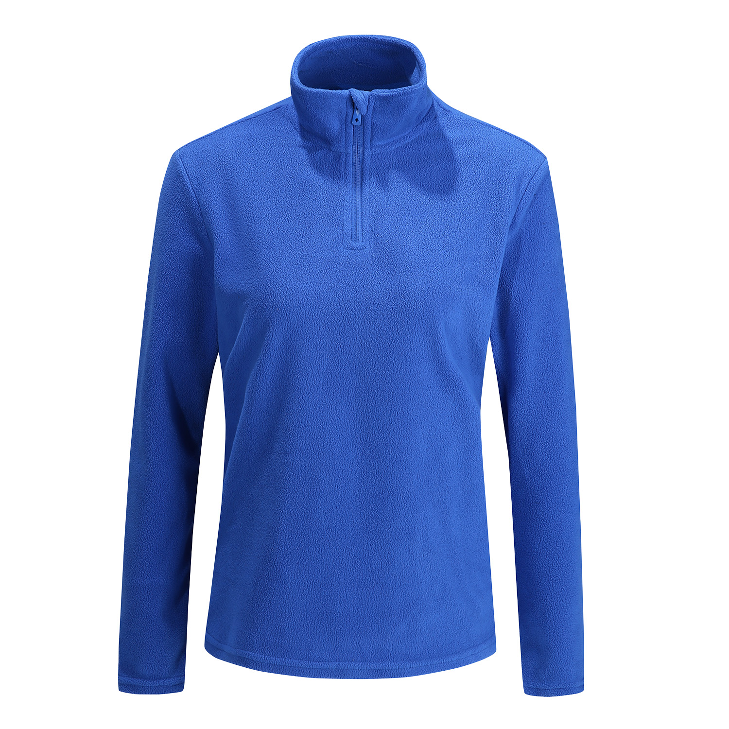 Andesland - Polera Ii Capa Micropolar Liso Medio Cierre Mujer