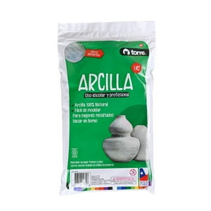 Arcilla 1 Kg. Uso Escolar Y Profesional. Torre Blanco No Aplica