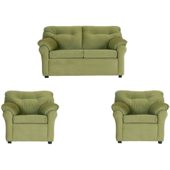 Living América 211 Tela Verde Musgo
