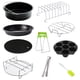 thumbnail image 5 of Accesorios Para Freidoras De Aire De Acero Al Carbono, Cesta Para Pasteles, Rejilla Para Pan Para Barbacoa Casera De 6 Pulgadas, 5 of 5