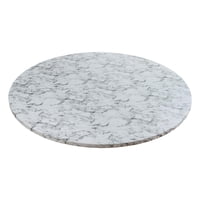 Bothyi - Mantel Redondo De Vinilo Ajustable Con Respaldo De Franela De 114 A 140 Cm