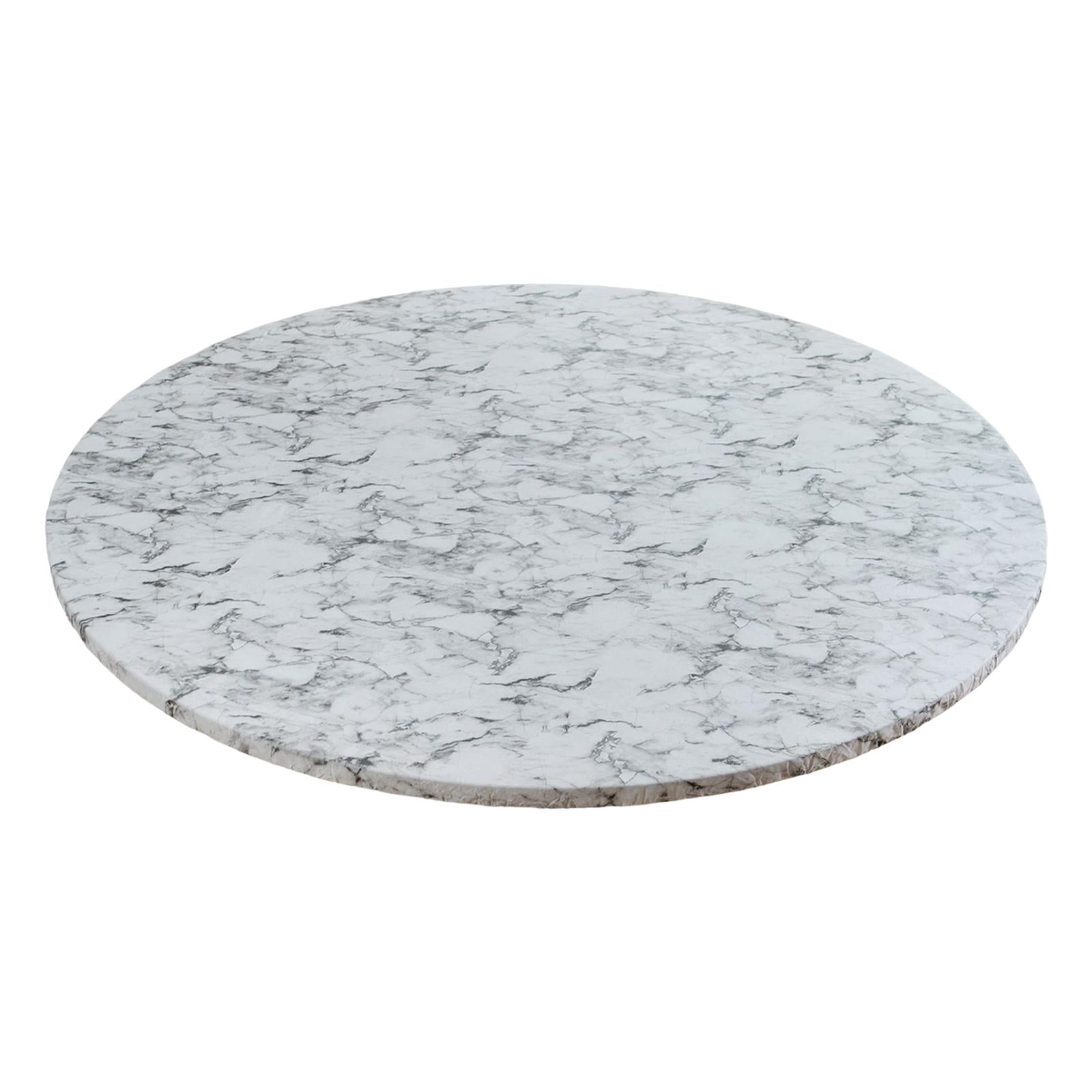 Bothyi - Mantel Redondo De Vinilo Ajustable Con Respaldo De Franela De 114 A 140 Cm