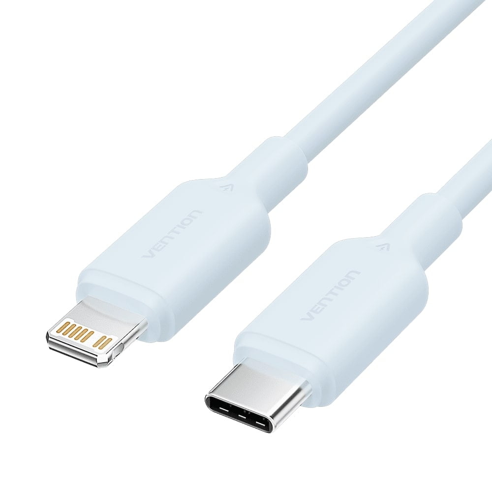 Cable De Carga Rápida Vention Lightning - Usb-c-azul-2m