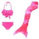 thumbnail image 1 of Traje de baño de sirena para niñas, bikini para niñas, ropa para niñas, traje de baño para niñas, traje de baño de material cómodo, 1 of 6