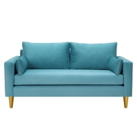Bodevir - Sofa Sky 3C Felpa 01 Turquesa