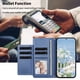 thumbnail image 5 of Funda Billetera Floral en Relieve samsung galaxy A14 4G con Tarjetero y Cremallera Azul, 5 of 6