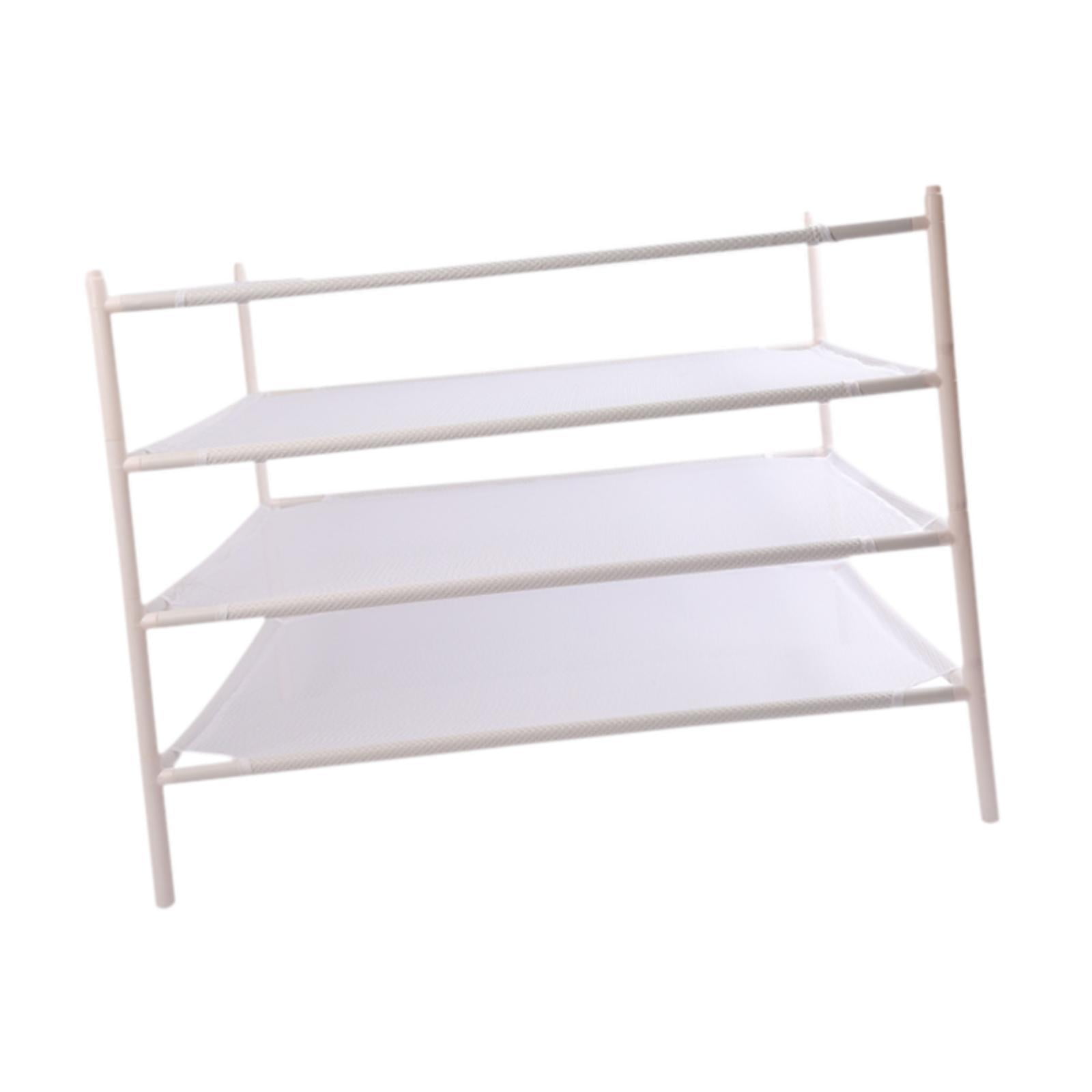 Ioensy - Tendedero De Malla De 3 Niveles Para Ropa, Calcetines, Pescado Seco Y Juguetes.