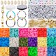 thumbnail image 2 of 4995 Piezas De Cuentas De Arcilla Cuentas De Disco Redondas Planas Cuentas Espaciadoras Manualidades DIY, 2 of 5