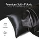 thumbnail image 2 of 1 Pair, Solid Color Faux Silk Satin Pillowcase, Household Bedding, Envelope Pillowcase, 2 of 2