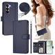 thumbnail image 2 of Funda Billetera Delgada para OnePlus Nord CE 6 Lite, Cuero Sintético, Azul, 2 of 6