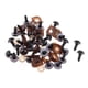 thumbnail image 5 of 100pcs ojos de mu?eca de seguridad para diy oso de peluche mu?eca arandelas de juguete 14mm marrón, 5 of 5