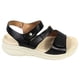 thumbnail image 3 of Sandalias de Mujer con Plataforma Ligera PG5243 Negro, 3 of 5