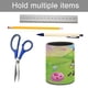 thumbnail image 5 of Bob Esponja -theme Cylinder Pen Holder Pencil Organizer with Flannel Lining PVC Leather Material Cardboard Base for study work 10*8CM, 5 of 6