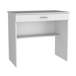 Fmfurniture - Escritorio 1 Cajon 80X73X49,8 Cm - Fm-058B - Blanco