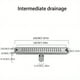 thumbnail image 3 of 1 Set, 11.8" Linear Shower Drain With Removable Grate, Professional Brushed 304 Stainless Steel Rectangle Shower Floor Drain,Floor Shower Drain With Hair Strainer, 3 of 5