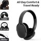 thumbnail image 2 of Audífonos MGHOAQFRS Inalámbricos Bluetooth Plegables Negros, 2 of 7